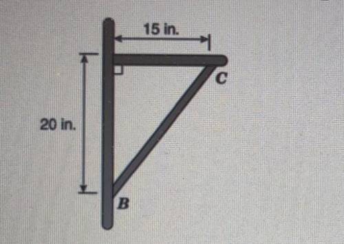 This is a cross section of the design of a bookshelf.

Which is the closest to the length,in inche