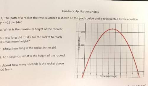 Quadratic applications questions (see attached image)
Thank You!!
