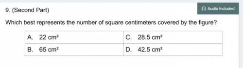 Use a ruler to measure the dimensions of the figure

below to the nearest centimeter.
Which best r