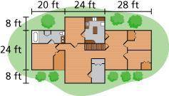 I NEED REAL HELP I DON'T WANNA fail --------------The floor plan for a house is shown.Vertical leng
