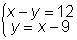 Use addition to solve the system of linear equations. Include all of your work in your final answer