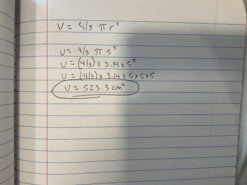 This is for abdulrahmankaram01

This is how I found your answer to: volume of a sphere with a volu