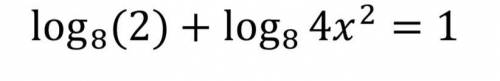 Solve the logarithmic equation with Properties of Logs