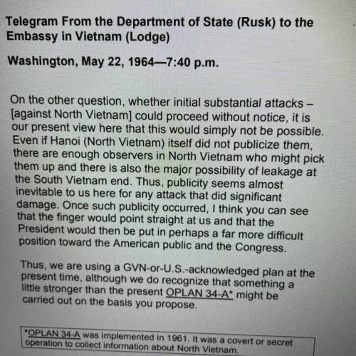 Plz plz Help. Use pic attached. How did Rusk feel about the South Vietnamese government's ability t
