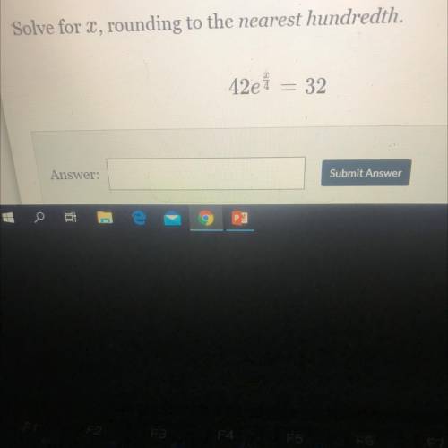 Solve for x rounding to the nearest hundredth will give to brainlest!!!