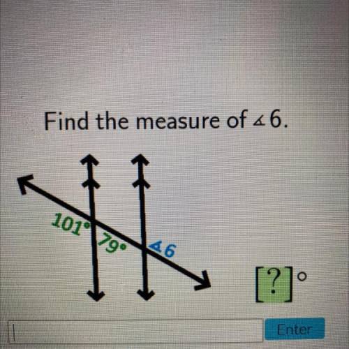 Find the measure of 6