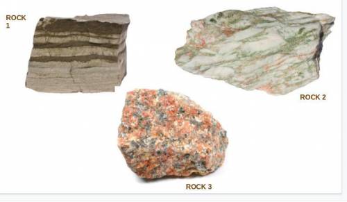 What are some possible ways these rocks were formed? Be sure to discuss all 3 rocks.
pls help me