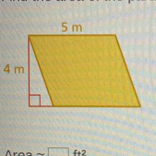 PLEASE HELP, IMAGINE ABOVE^^

find the area of the parallelogram. Round to the nearest hundredth i