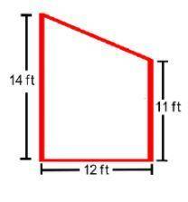 HELP PLEASE

To determine the area of the wall, he divides it into a triangle and a rectangle. Wha