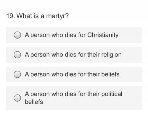 What is a Martyr????????