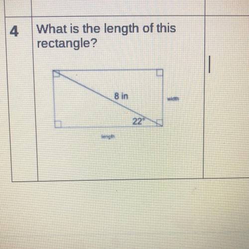 What is the length of this
rectangle?