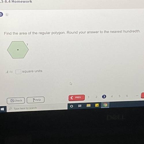 Find the area of the regular polygon. Round your answer to the nearest hundredth