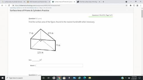 Find the surface area2 No files