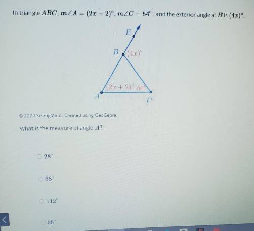 Topic: Angle relationships in triangles DUE IN 15 MIN PLEASE HELP OUT!!​
