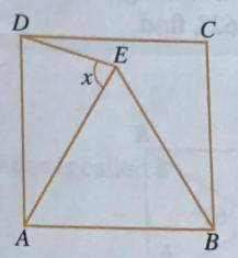 In the diagram, ABCD is a square and ABE is equilateral. Find angle X