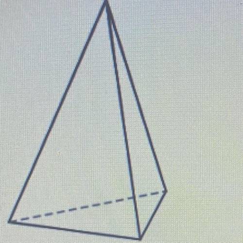 How many faces does a triangular pyramid have?
A. 3
B. 6
C. 4
D. 5