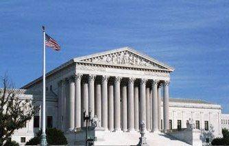 This is a photograph of the United States Supreme Court Building. The architecture used here is an