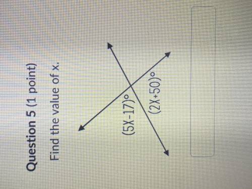 ⚠️ PLEASE HELPPPPP
find the value of x.