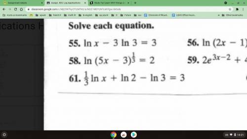 What is number 61 and a step by step explaination please?