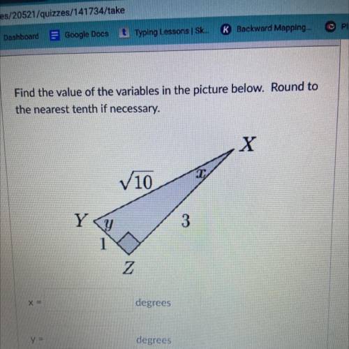 PLEASE IM CRYING HELPFind the value of the variables in the picture below. Round to

the neare