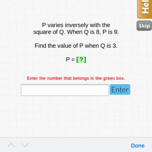What is the value of P