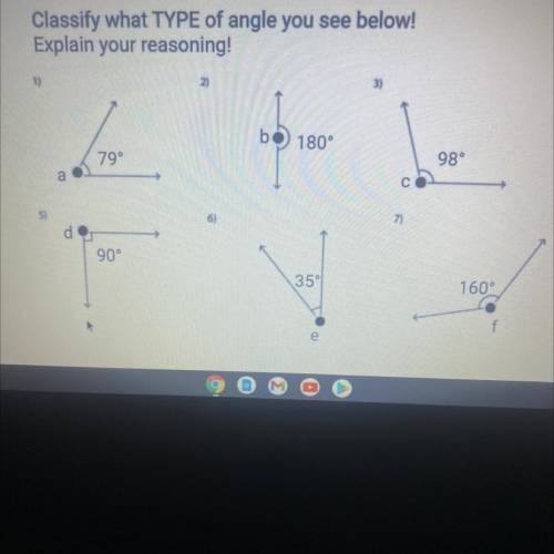 I need help please its due today !!! Put the angle and why you think it’s the angle