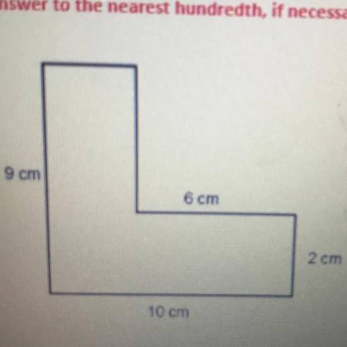 Find the perimeter show all work