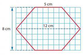 Help its for math will give Find the area of the hexagon.