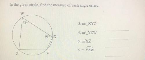 PLEASE HELP IN TEST RIGHT NOW ! NO FAKE ANSWERS !

in the given circle, find the measure of each a