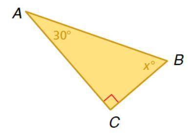 Find the measures of the interior angles of the triangle.

∠A = 30°
∠B = °
∠C= °
I uploaded the fi