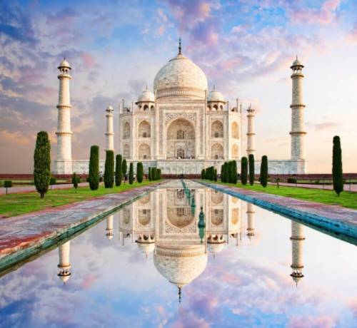 What is the Taj Mahal? Explain who had it built and for what purpose.