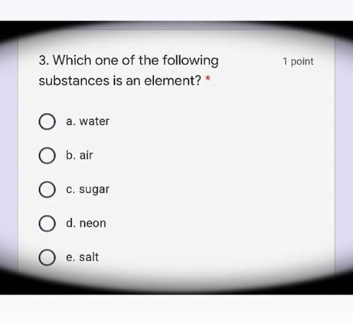 Pt3 science......
Select correct answer ♡ !
