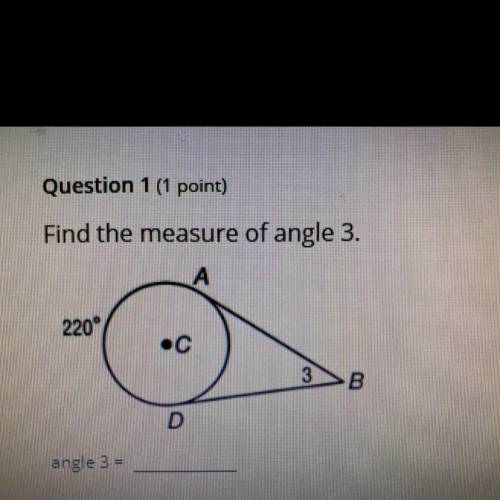 Find the measure of angle 3.