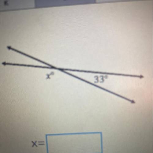 What is x equal to? please help