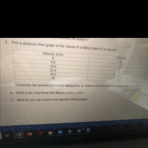 Answer I need help ...
Physics free falls