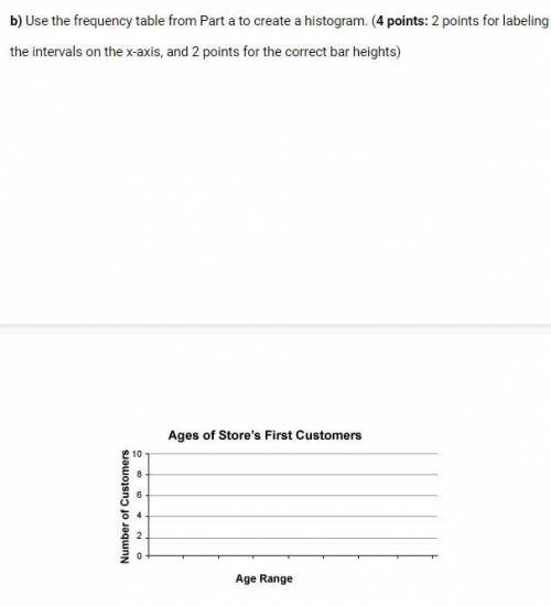 WILL GIVE BRAINLIEST

1. The list below shows the ages of the first 20 customers at a new computer