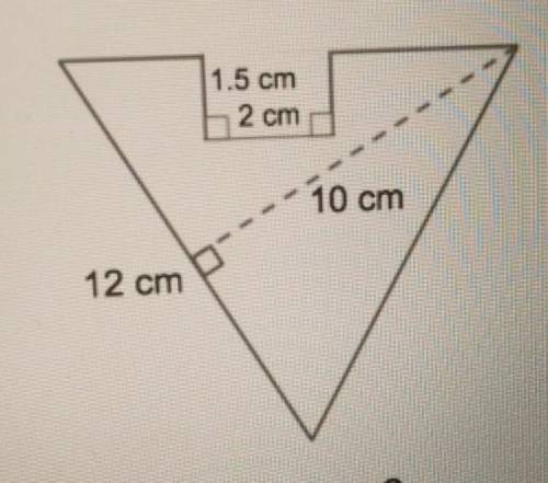 What is the area of the figure please help it's for a quiz​