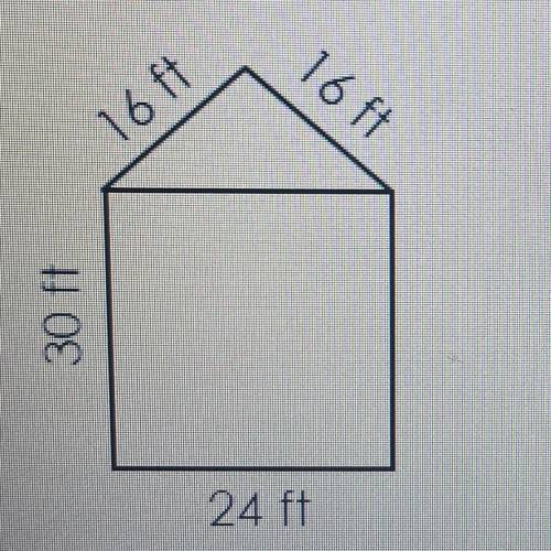 Use the diagram shown to find the height of the house. Round to the nearest hundredth.