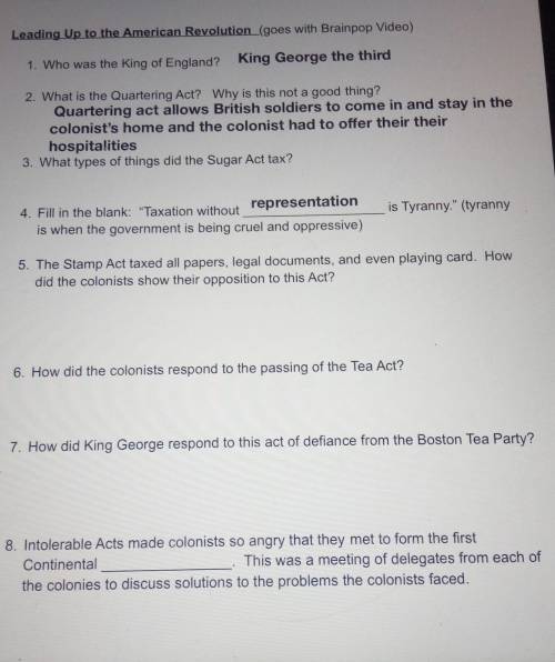Pls help its aboutCauses of the American Revolution pls answers these questions plss no link. :)​