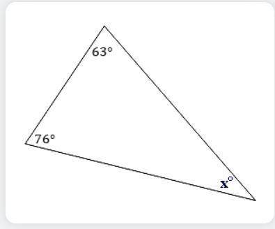 5. Consider the diagram below. Solve for x.