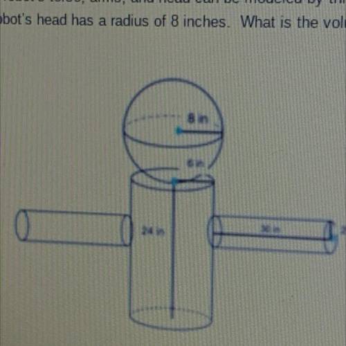 E separate cylinders and a sphere. The robot's torso is 24 inches long, with a radius of 6 inches.