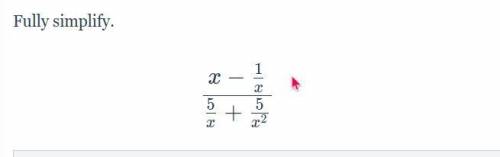 Fully simplify the fraction in the photo. 
No links.