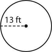 Find the area of the circle below. (Hint: Use 3.14 for π.)

Use numbers only in your answer.
The a