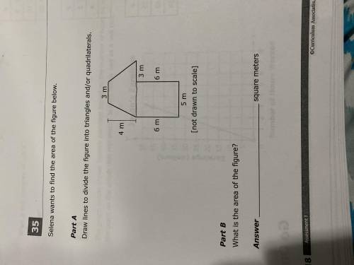 Selena want s to find the area of the figure below. what is the area of the figure?