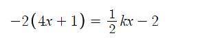 For what value of k will the equation have infinitely many solutions?

PLEASE ANSWER LEGITIMATELY!