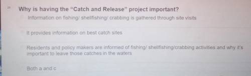Why is having the catch-and-release Project important?​