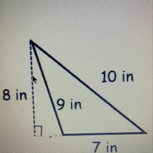 Find the area of the given shape?