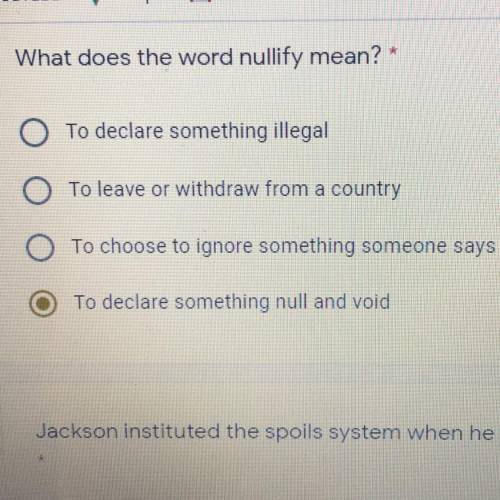 What does the word nullify mean?