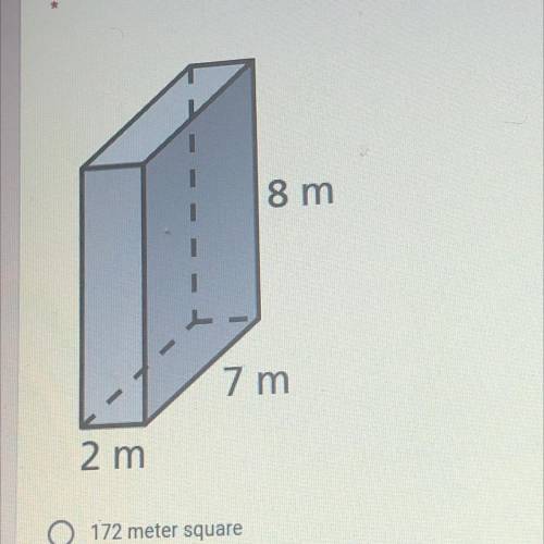 Find the surface area 2M , 7M , 8M