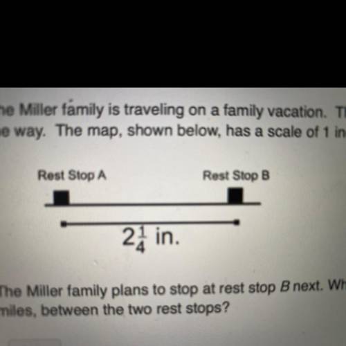 (I’ll give brainliest)

The Miller family is traveling on a family vacation. They stop at rest sto
